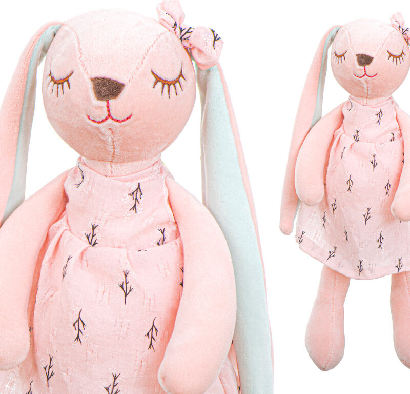 Roosa jänku mänguasi lapsele