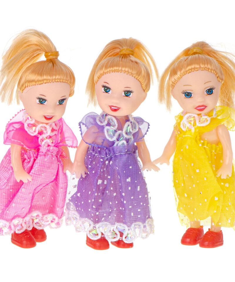 Nukumaja väikeste nukkude komplekt mängimiseks