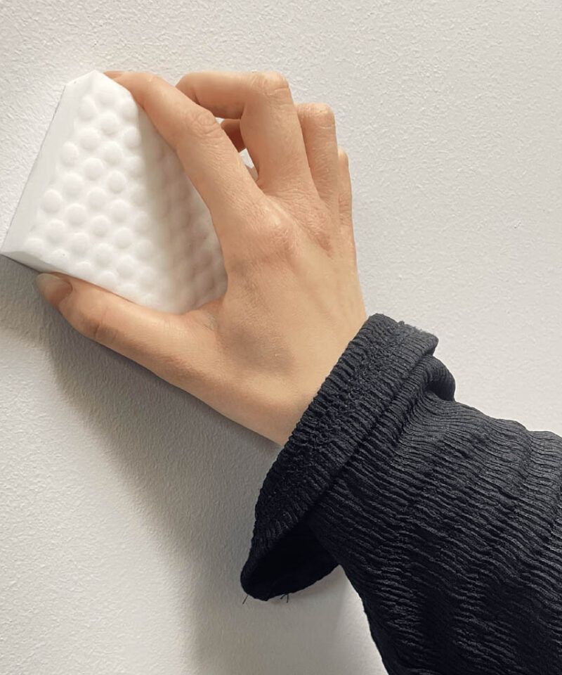 Melamiinkäsn, mis töötab veega