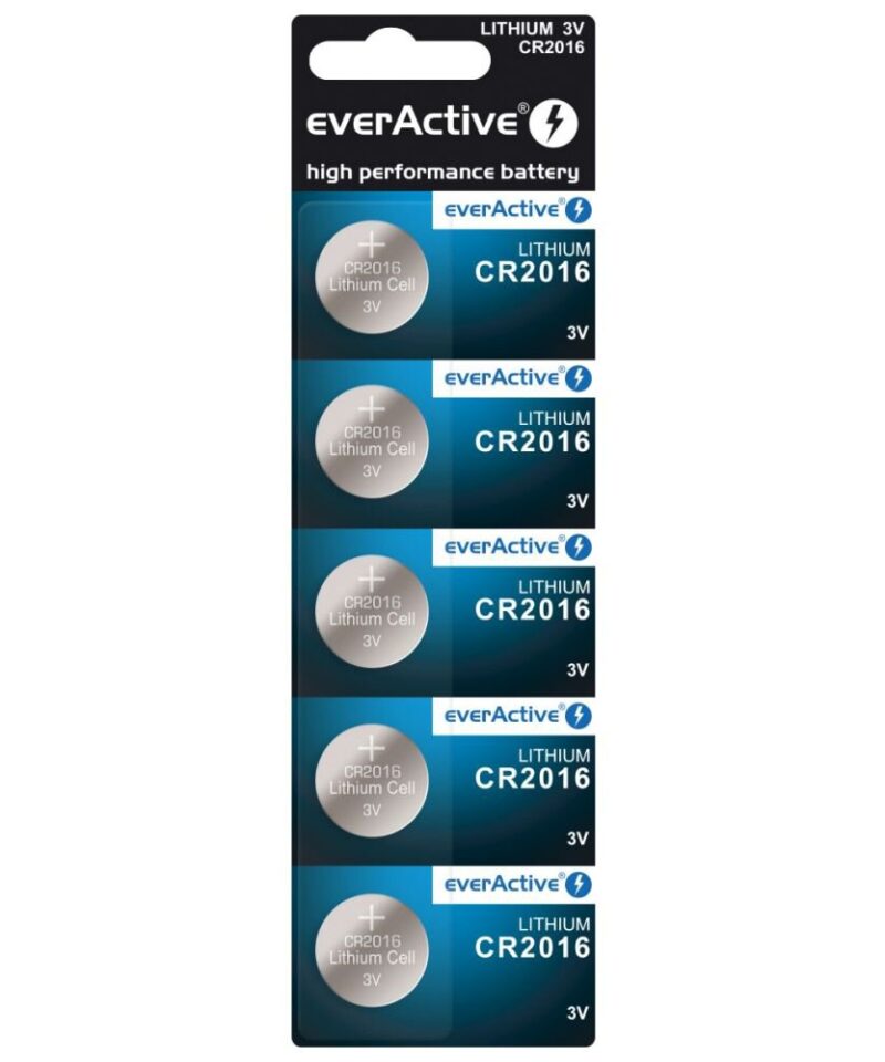 (Kellapatareide komplekt CR2016 lähivaates