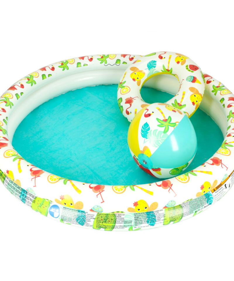 Laste bassein, rõngas ja pall
