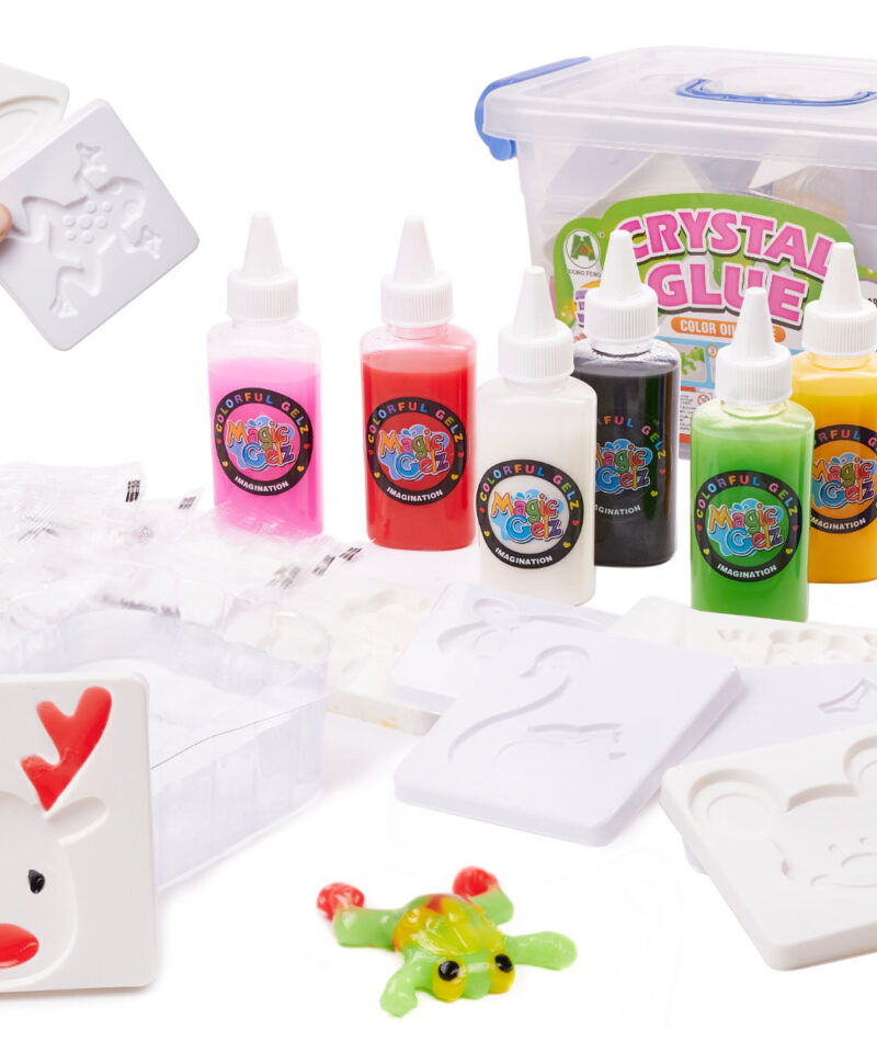 3D kristallgeeli loomekomplekt laste loovuseks