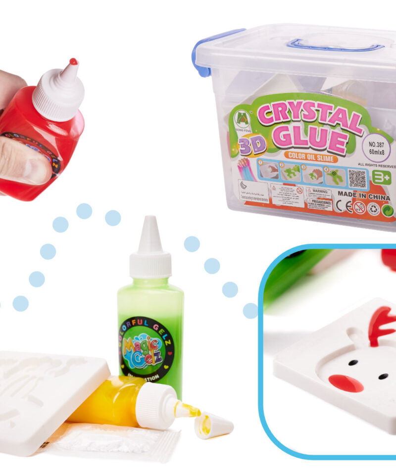 Värvilised geelid ja vormid loovusele