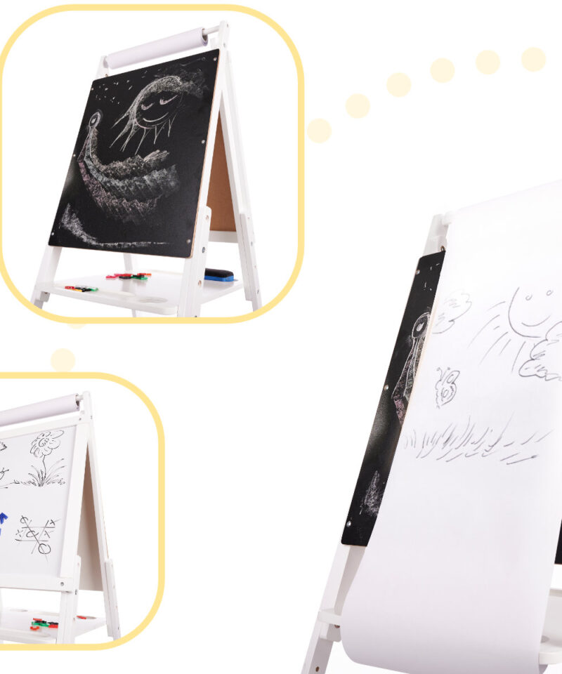 Kriiditahvel ja markeritahvel koos