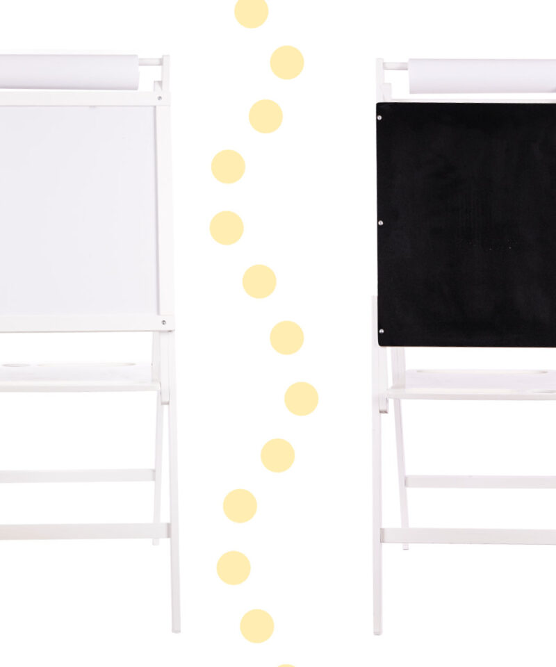 Kriiditahvel ja markeritahvel koos