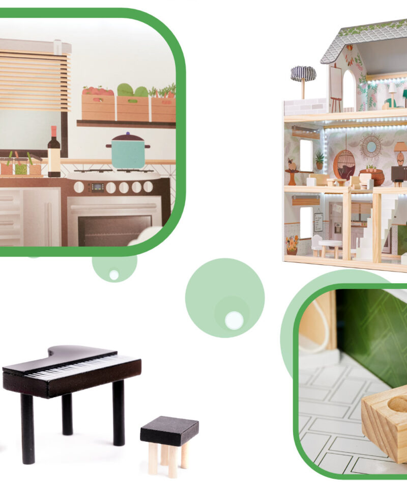 Puidust nukumaja boho stiilis