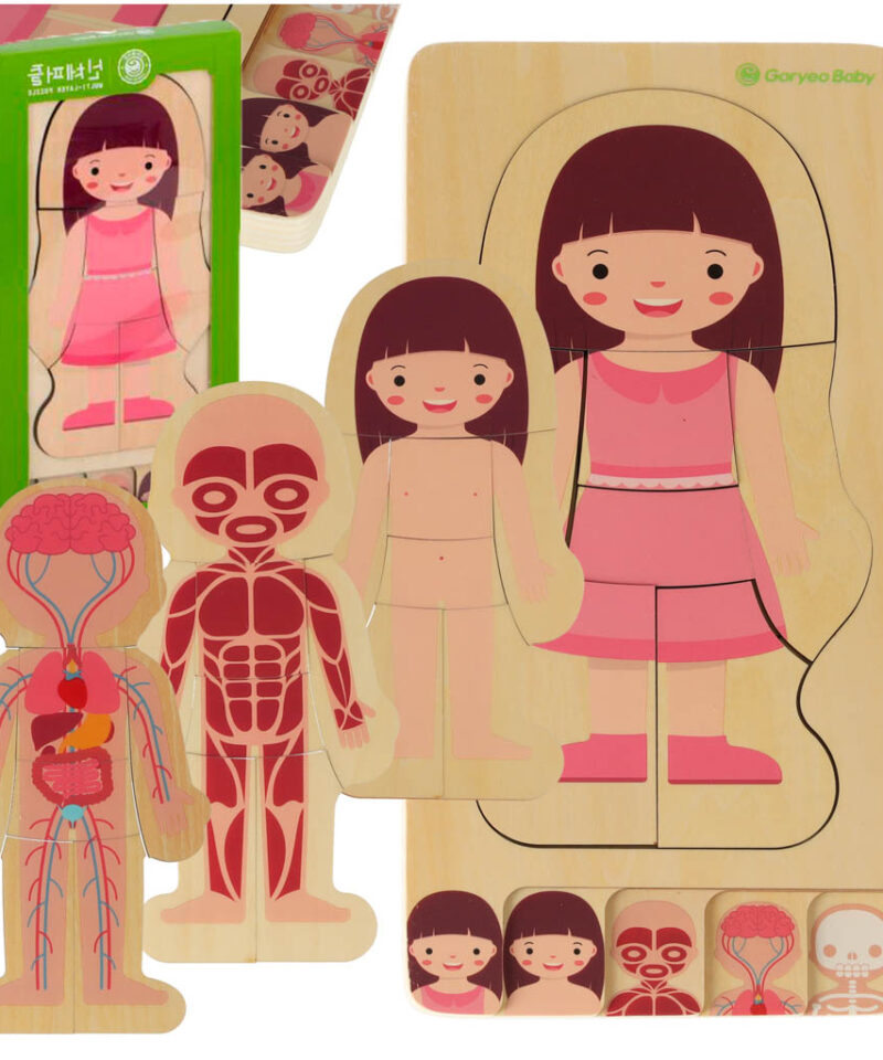 Puidust kihiline keha pusle