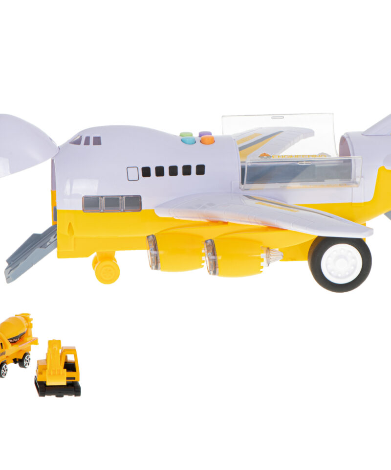 Kuus erinevat ehitusautot komplektis