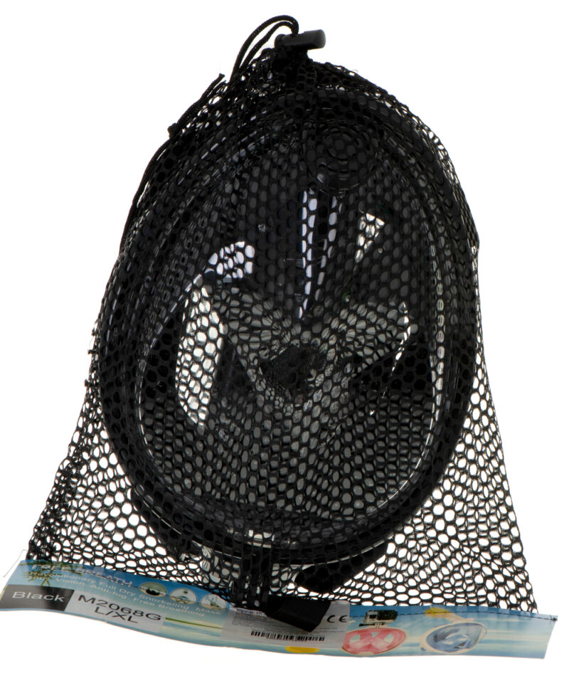 Must L/XL suuruses snorkeldamismask