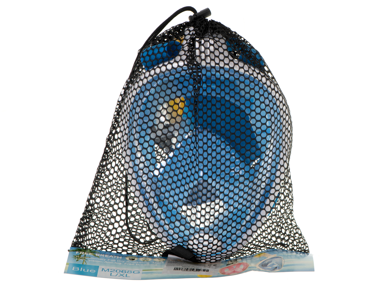 Sinine mask reguleeritava rihmaga