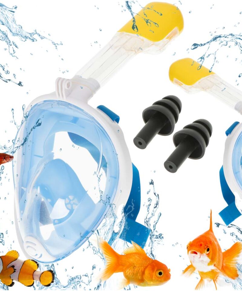 Sinine mask reguleeritava rihmaga