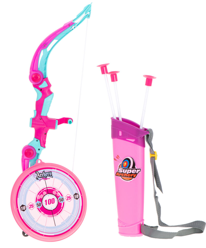 Komplektis vibu, nooled ja sihtmärk