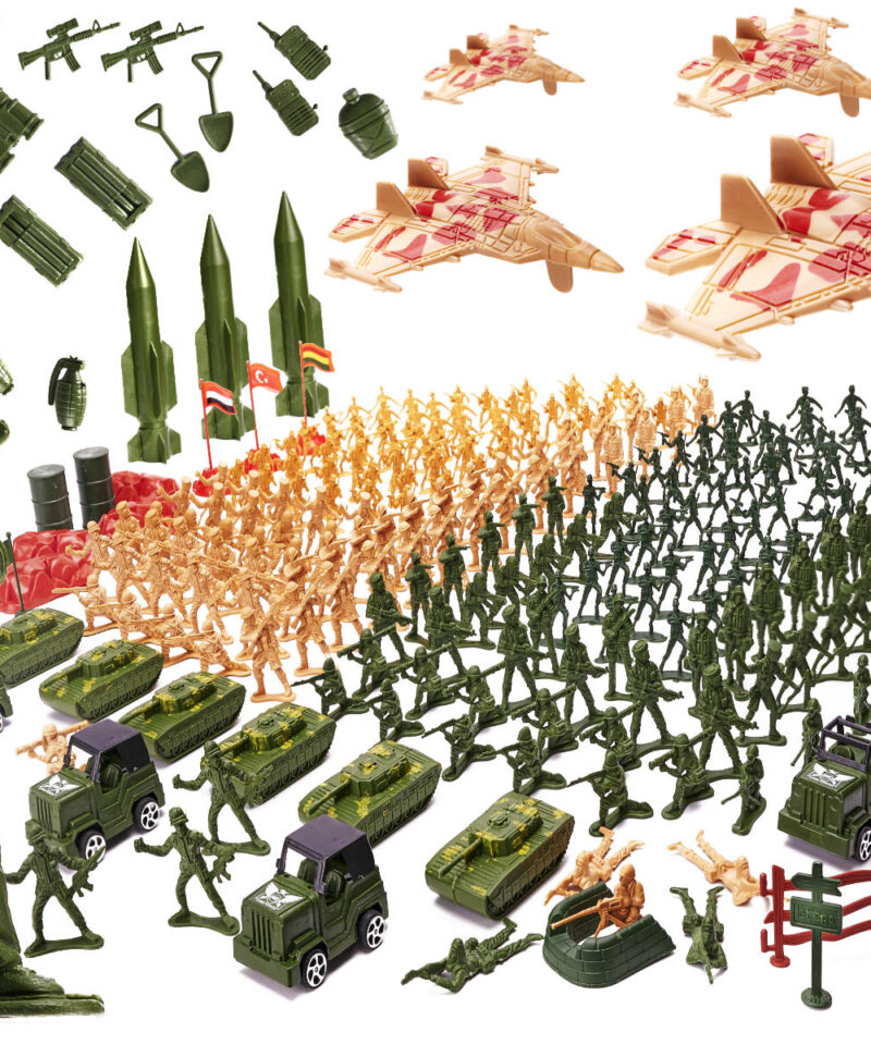 Sõjaväe baasi mängukomplekt laste mänguks