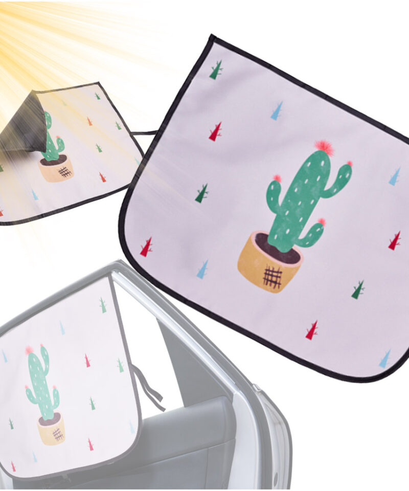 Magnetiline auto päikesesirm kaktusega autos