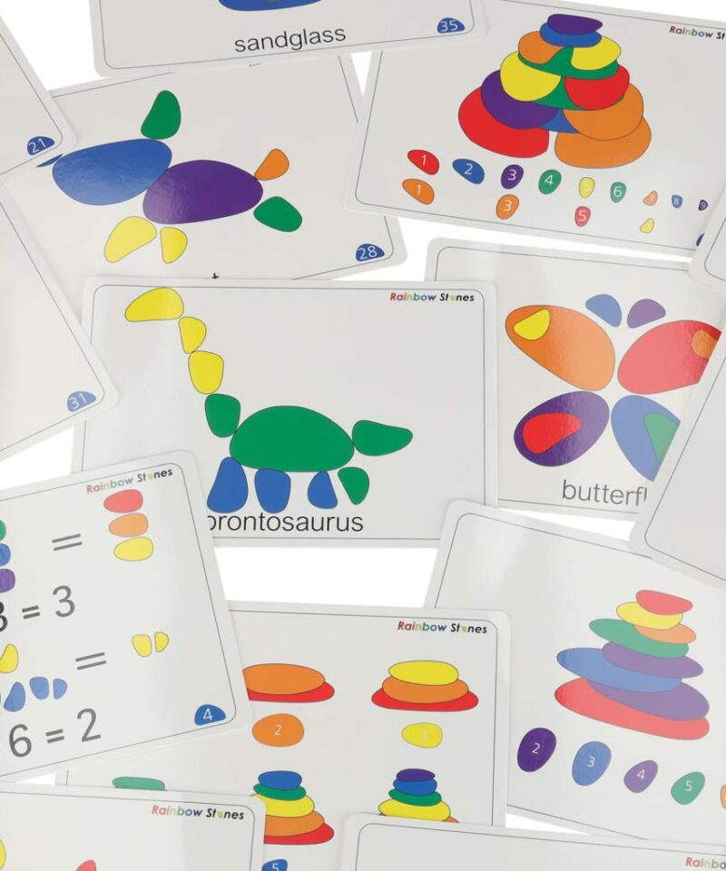 Õppimiskivid koos praktilise hoiustamiskarbiga