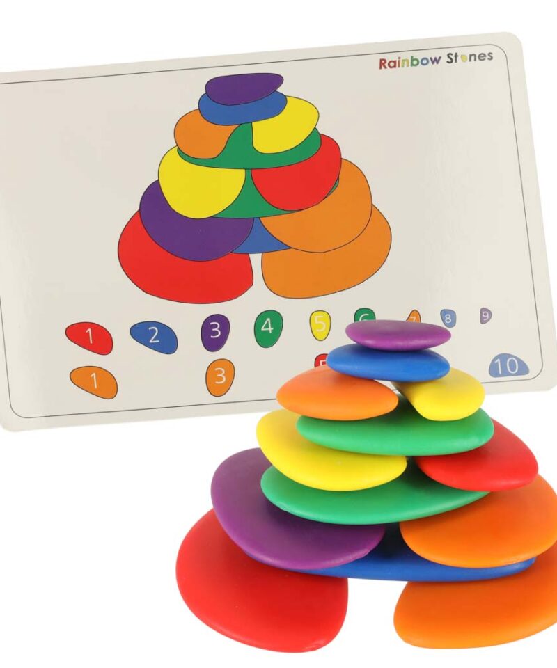 Õppimiskivid koos praktilise hoiustamiskarbiga