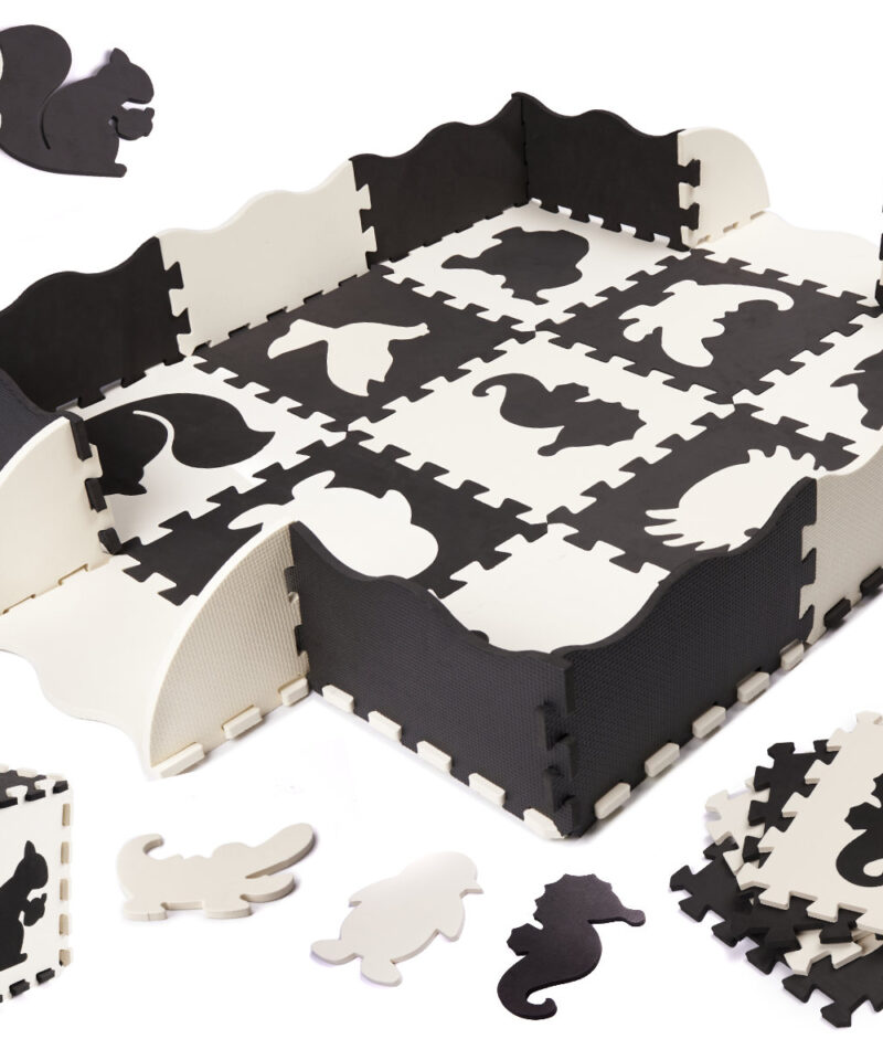 Värvikirevad pusletükid lastele