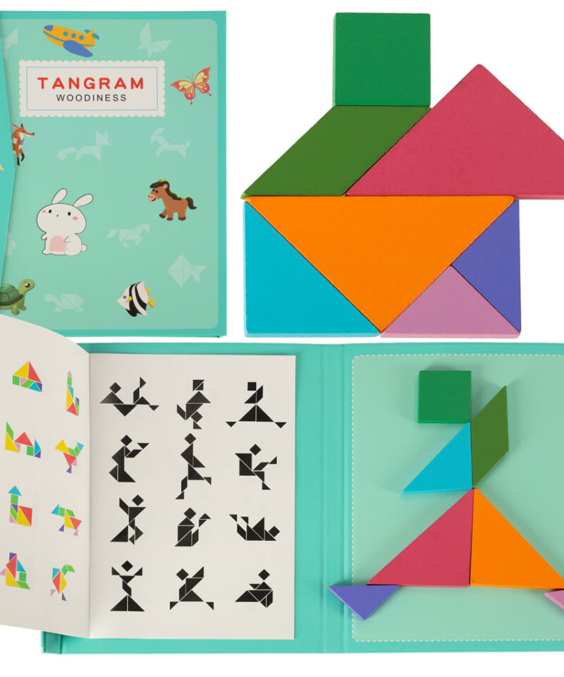 Magnetiline tangrami mängukomplekt lastele