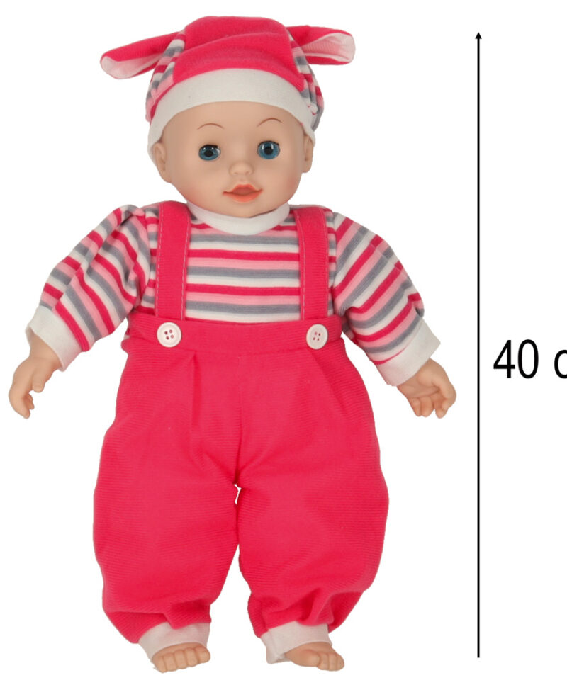 Nukuhäälega beebinukk arendab loovust