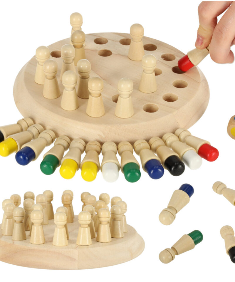 Ohutult viimistletud puidust mäng