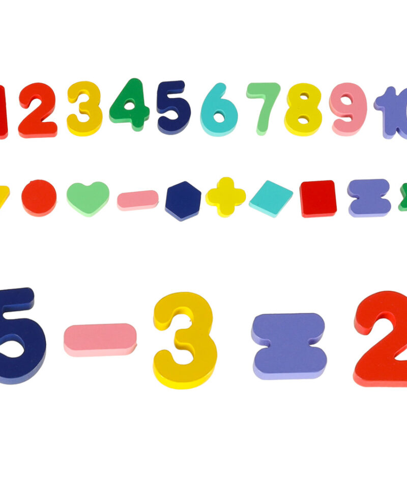 Õppekomplekt numbrite ja kujunditega