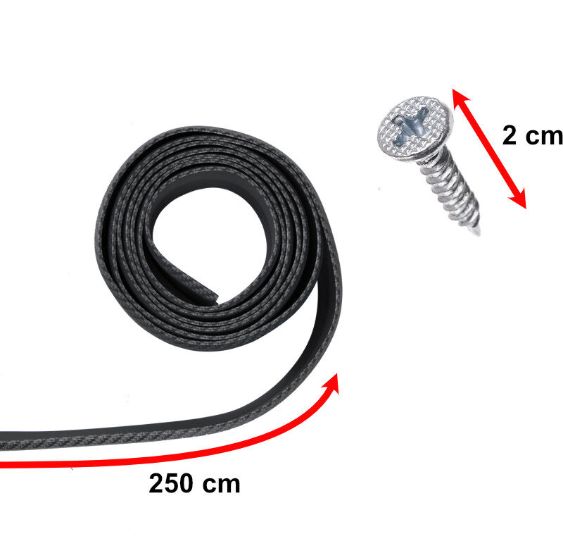 Auto esispoileri kaitseliist kriimustuste vastu