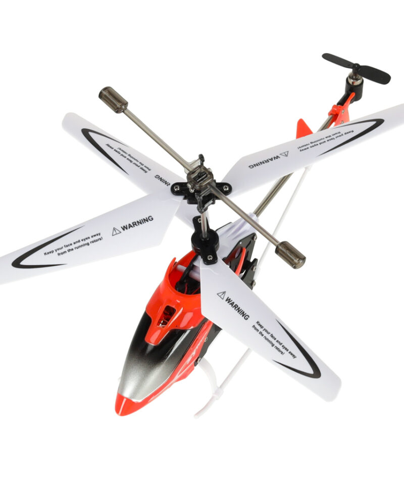 Punane helikopter õhus