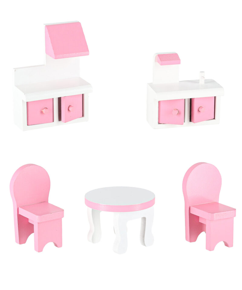 Komplektis puidust mööbel