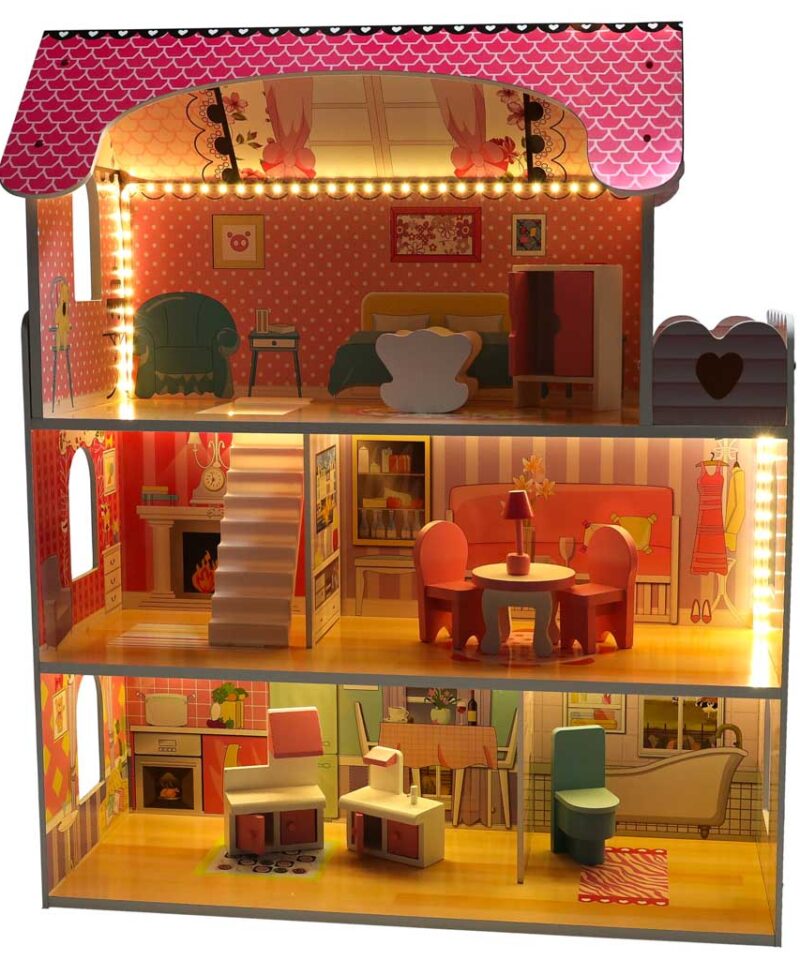 Kvaliteetne ja vastupidav puidust nukumaja