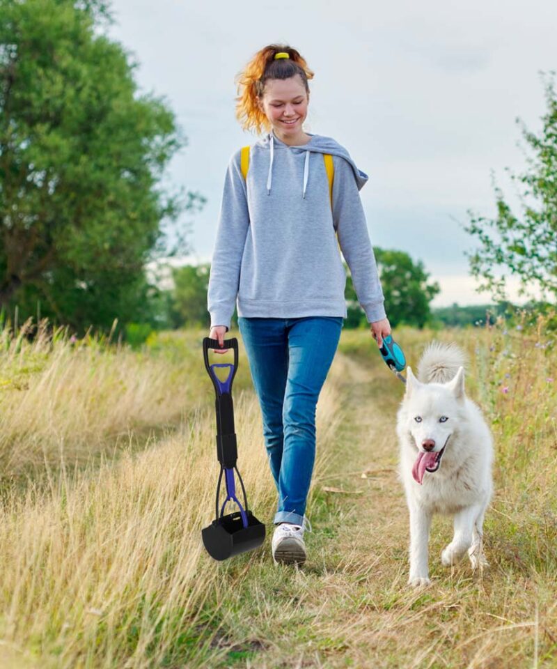 Mugav kühvel koeraomanikule