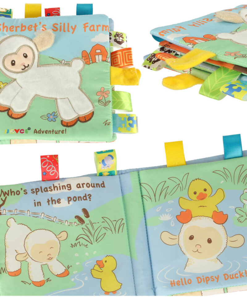 Sensoorne pehme katsuraamat väikelastele