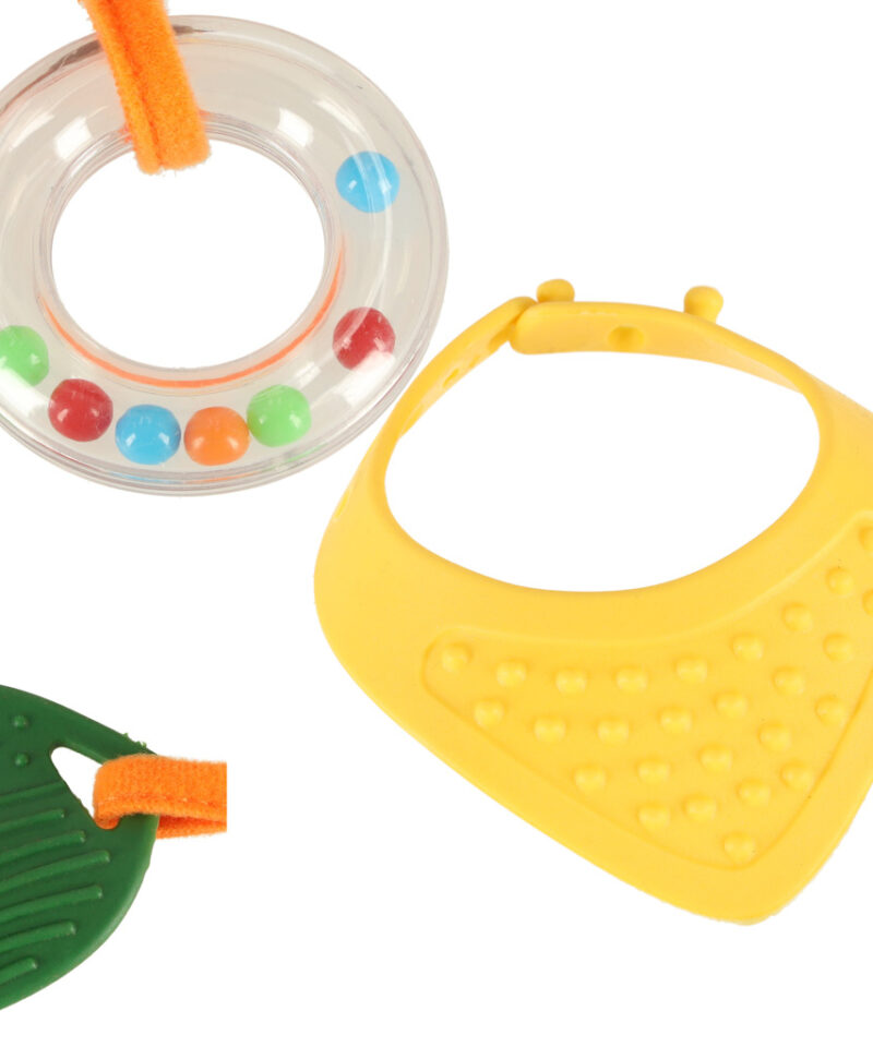 Arendav mänguasi erinevate tekstuuridega