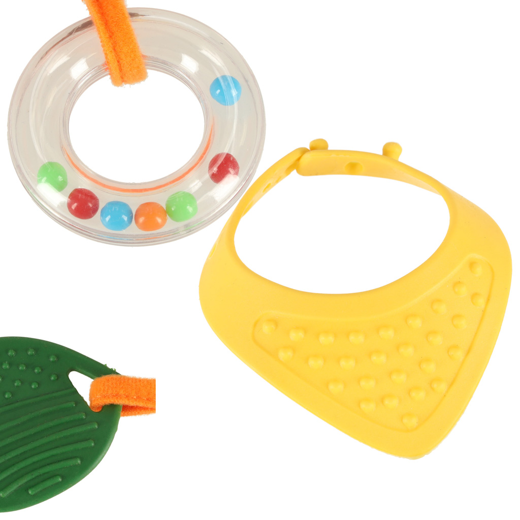 Arendav mänguasi erinevate tekstuuridega