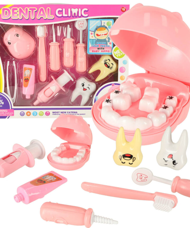 Laste hambaarsti mängukomplekt koos tarvikutega