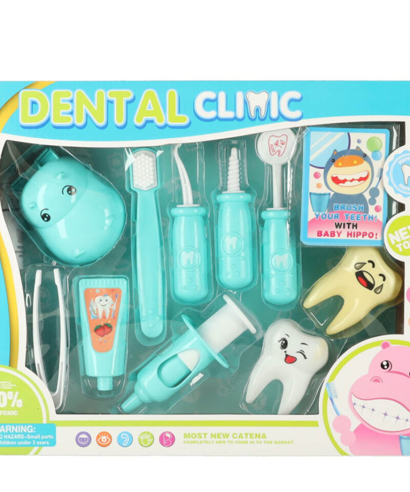 Mängukomplekt, mis vähendab hambaarsti hirmu