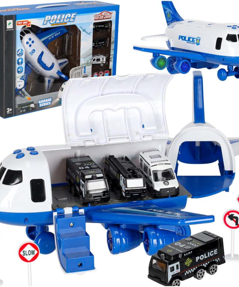 Politsei transpordilennuk koos autodega