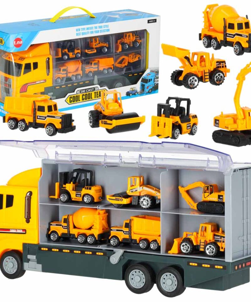 Ehitusmasinate mängukomplekt lastele