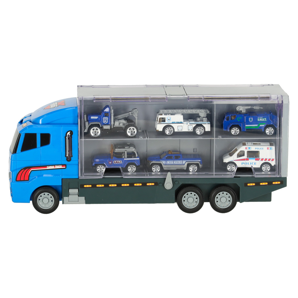 Suur politsei veok mahutab 14 autot