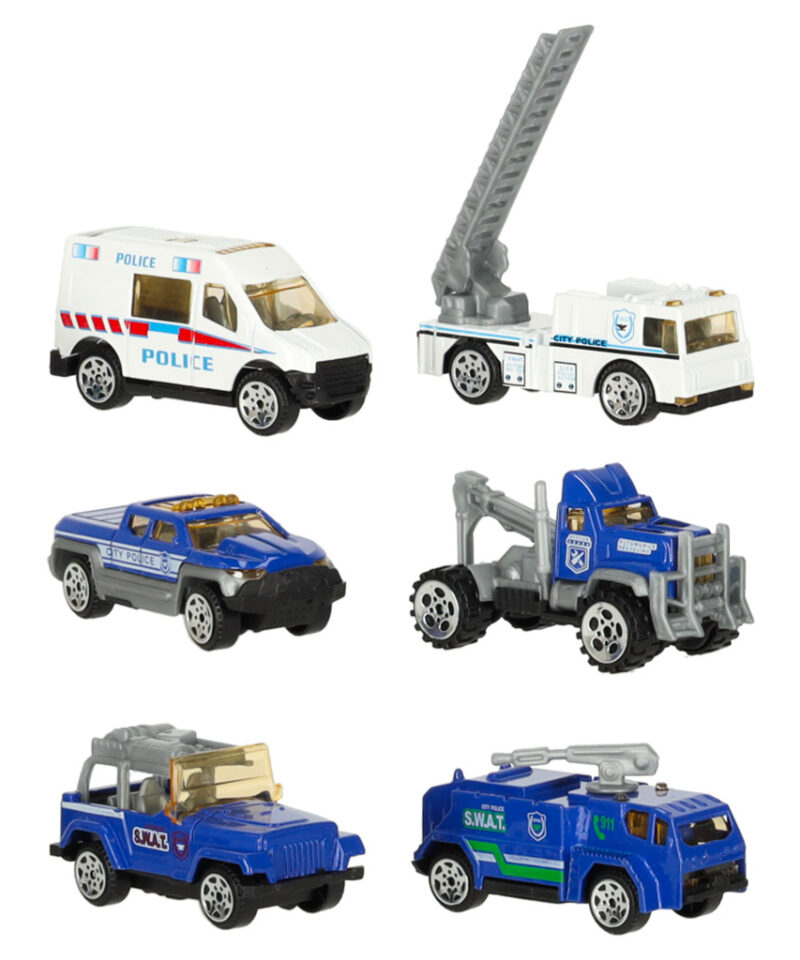 Politsei veok koos katapuldiga autodele