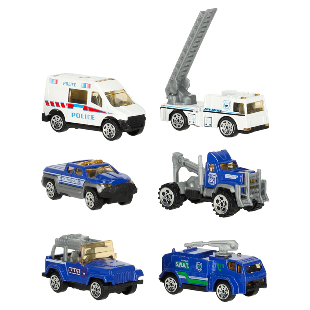 Politsei veok koos katapuldiga autodele