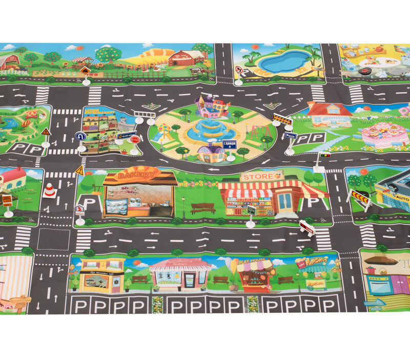 Mängumatt liiklusreeglite õppimiseks