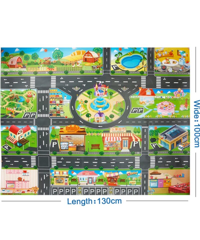 Värvikas mängumatt lastele