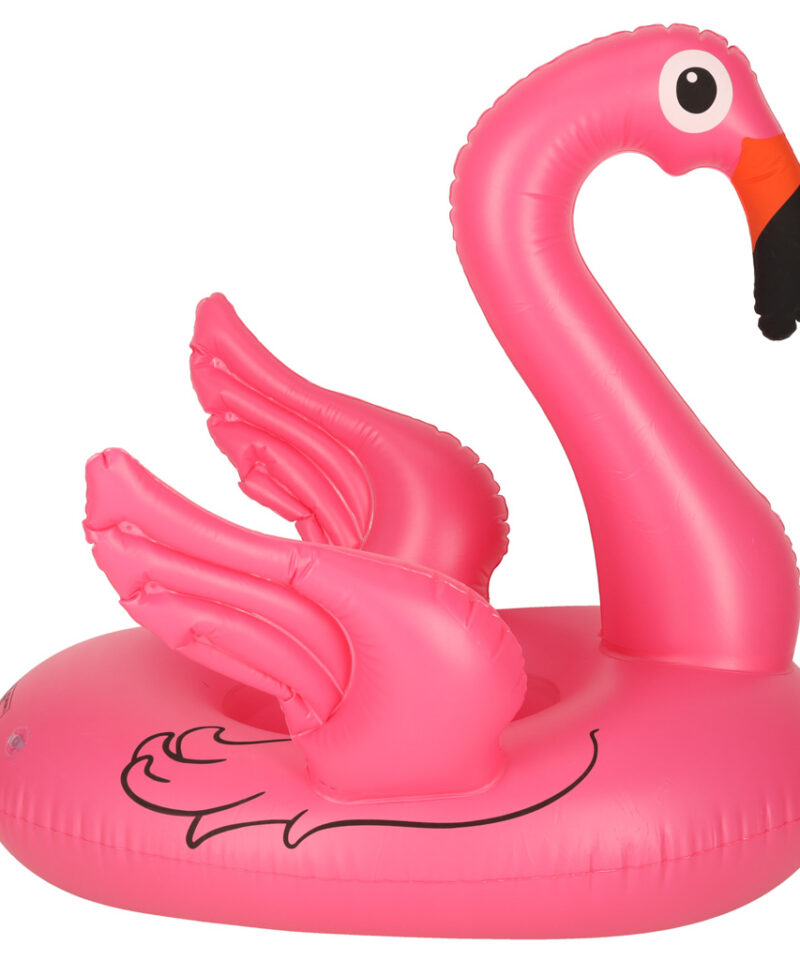 Erksavärviline flamingu ujumisrõngas