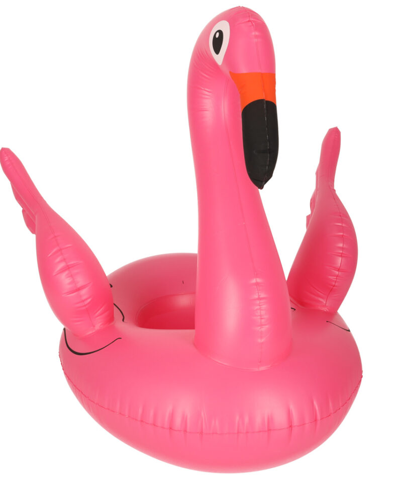 Flamingu ujumisrõngas puhkuseks