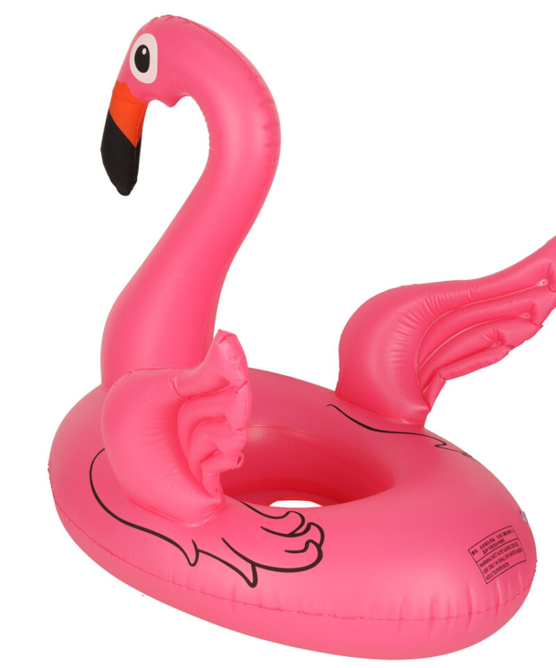 Flamingu ujumisrõngas puhkuseks