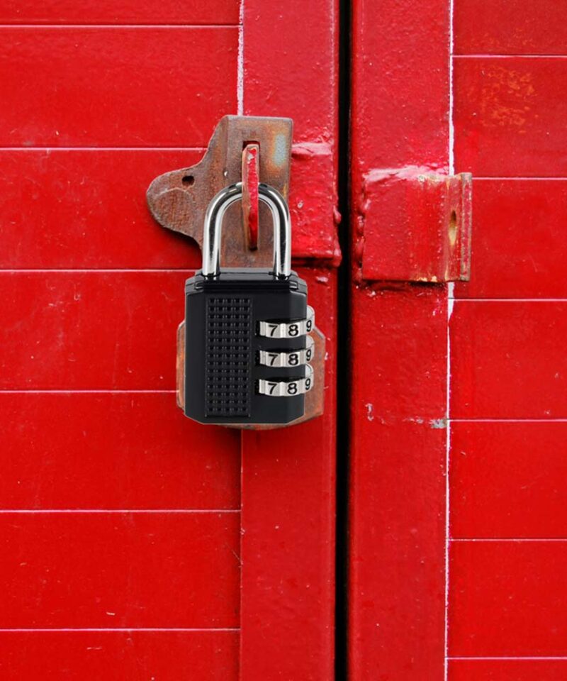 Vastupidav metallist kombinatsioonilukk