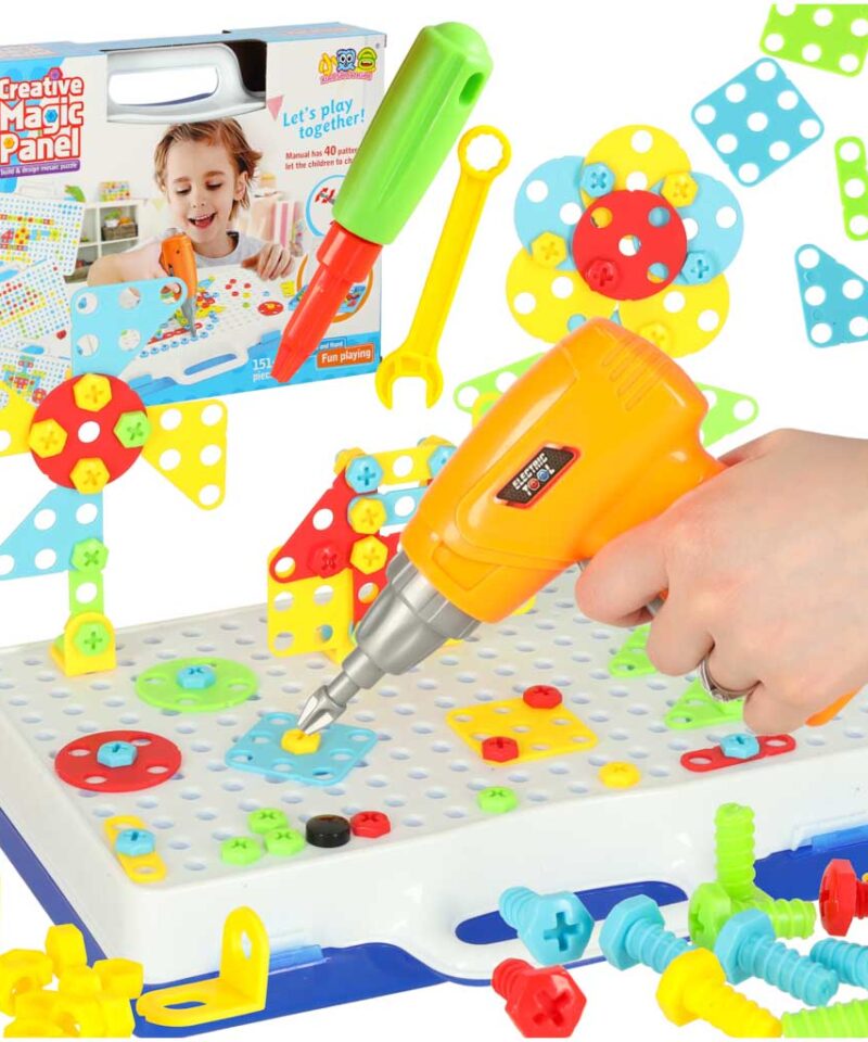 Laste tööriistakomplekt koos kruvikeerajaga