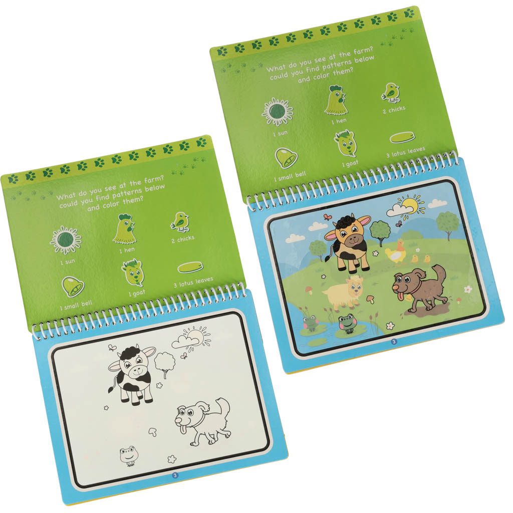 Laste veekirjutamise raamat avastamiseks