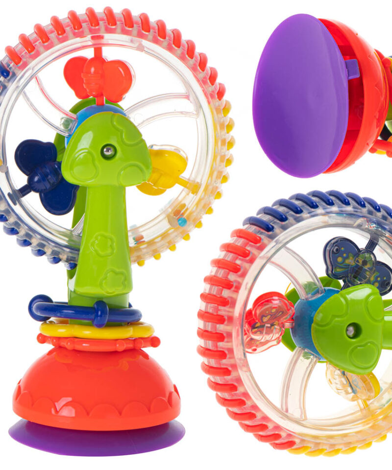 Lõbus värviline mänguratas lapsele