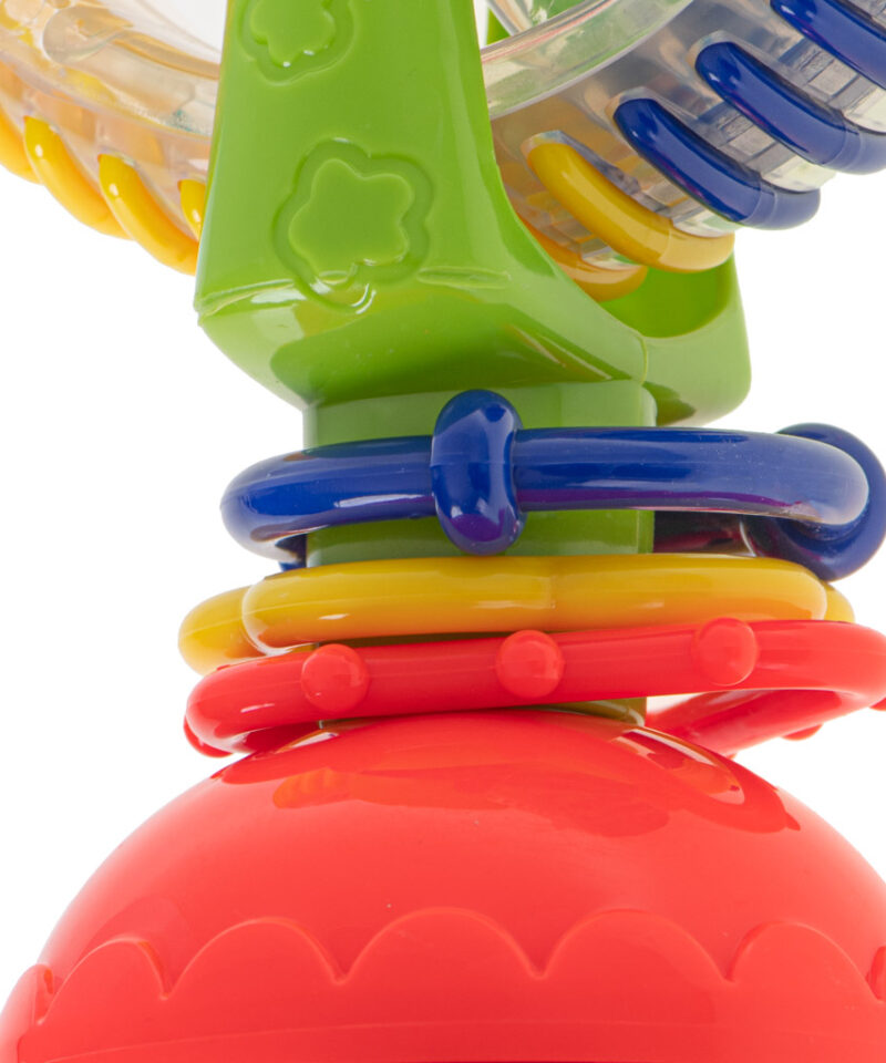 Värvilised helisevad kuulikesed mängurattas